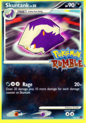 Skuntank 13/16 Cosmos Holo Promo - Pokemon Rumble